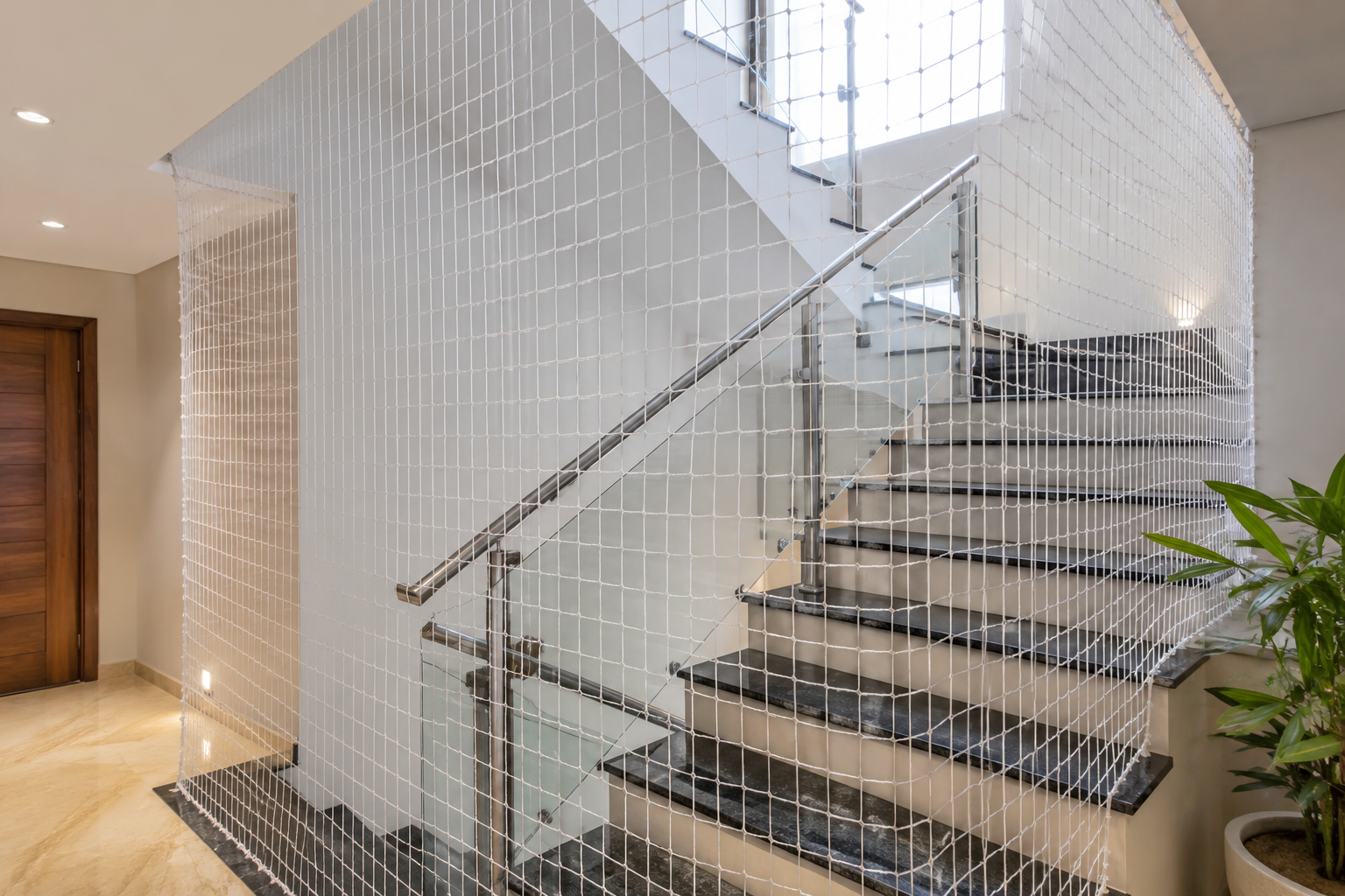 Staircase Safety Nets in BTM Layout